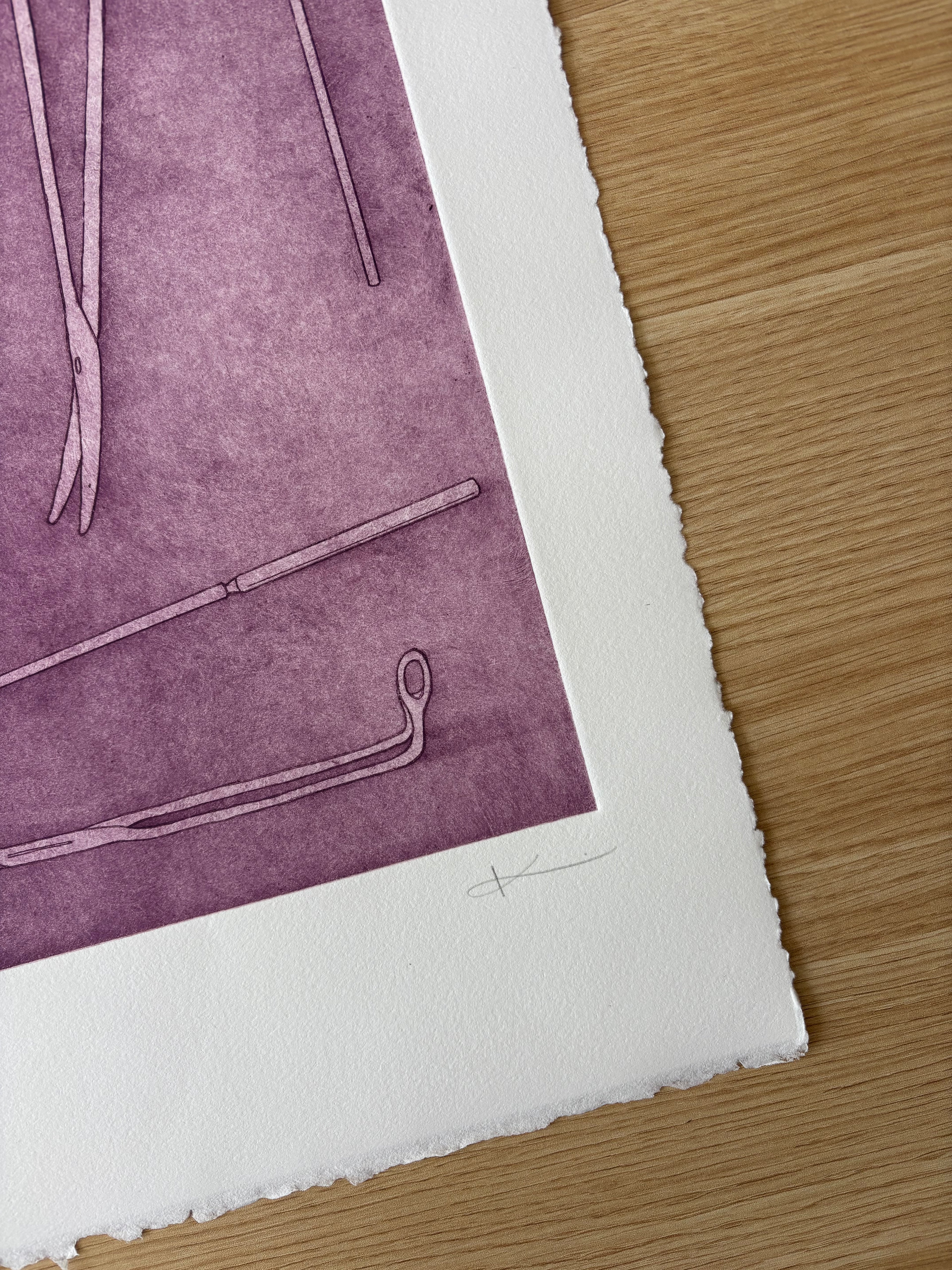 Just Take Ibuprofen — Etching | Lavender