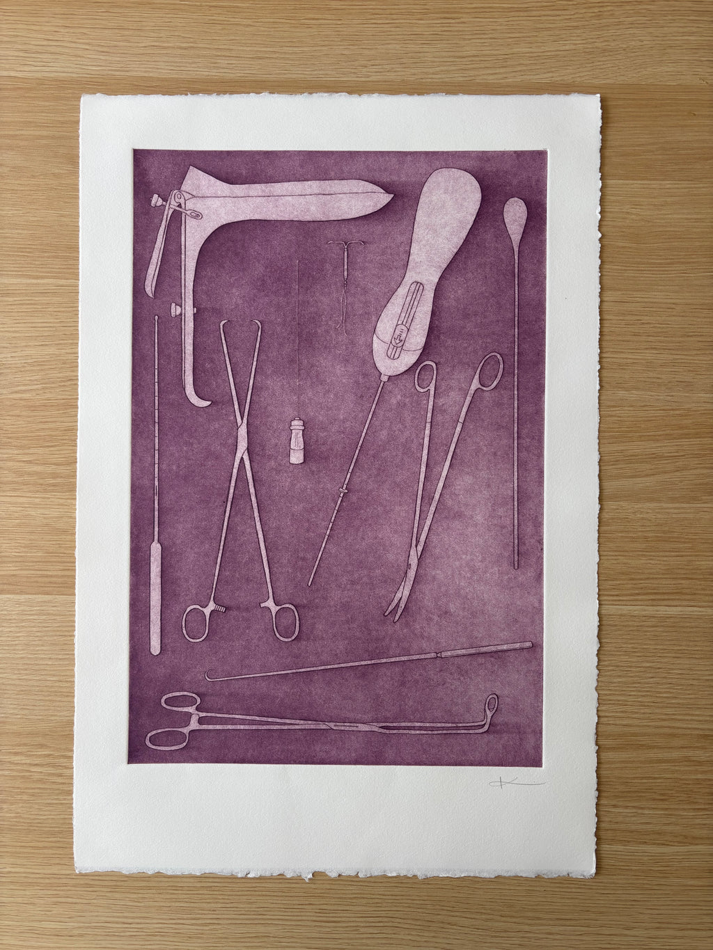 Just Take Ibuprofen — Etching | Lavender