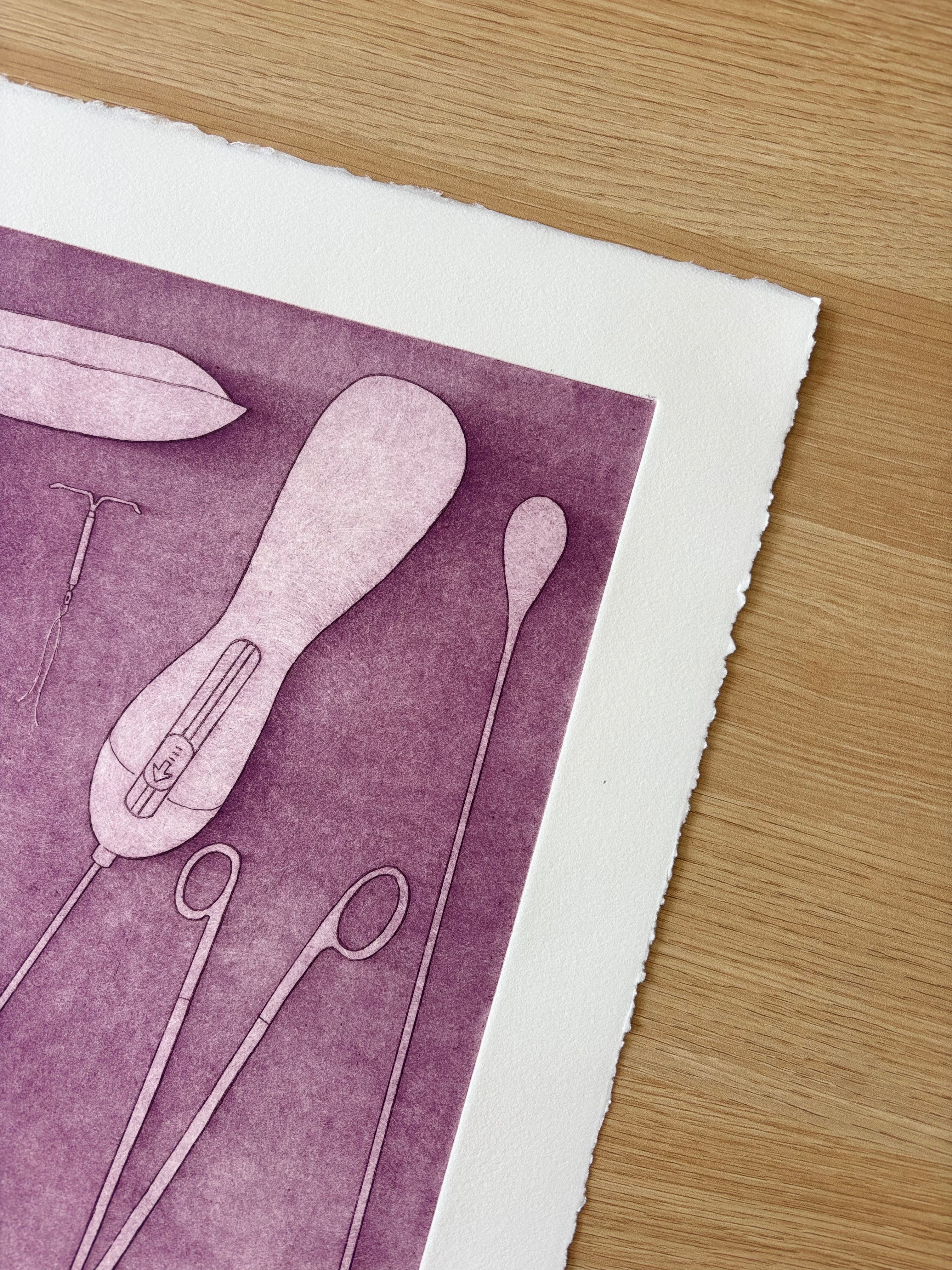 Just Take Ibuprofen — Etching | Lavender