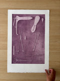 Just Take Ibuprofen — Etching | Lavender
