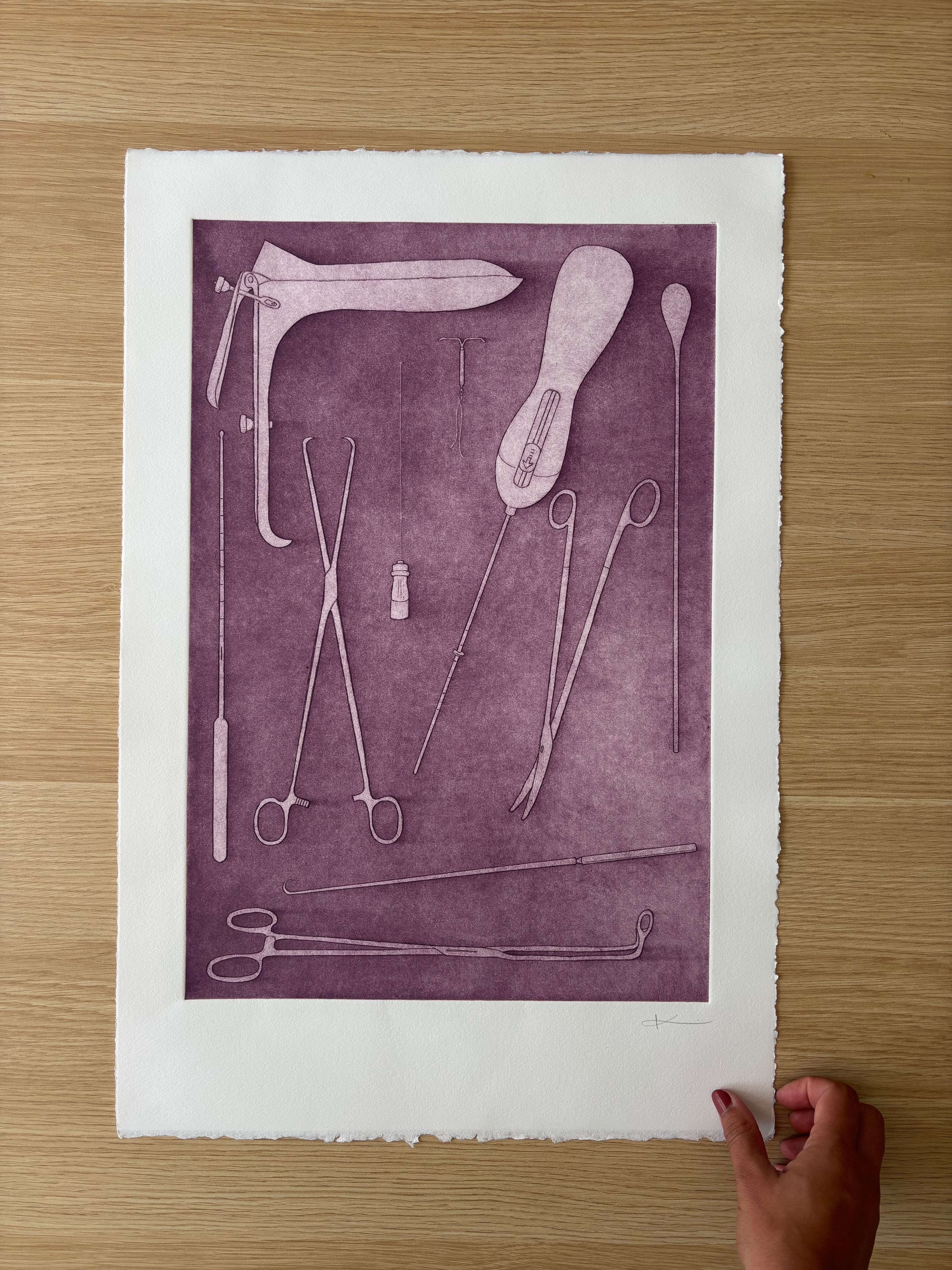 Just Take Ibuprofen — Etching | Lavender