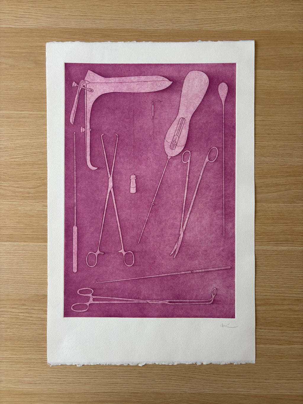 Just Take Ibuprofen — Etching | Fuchsia