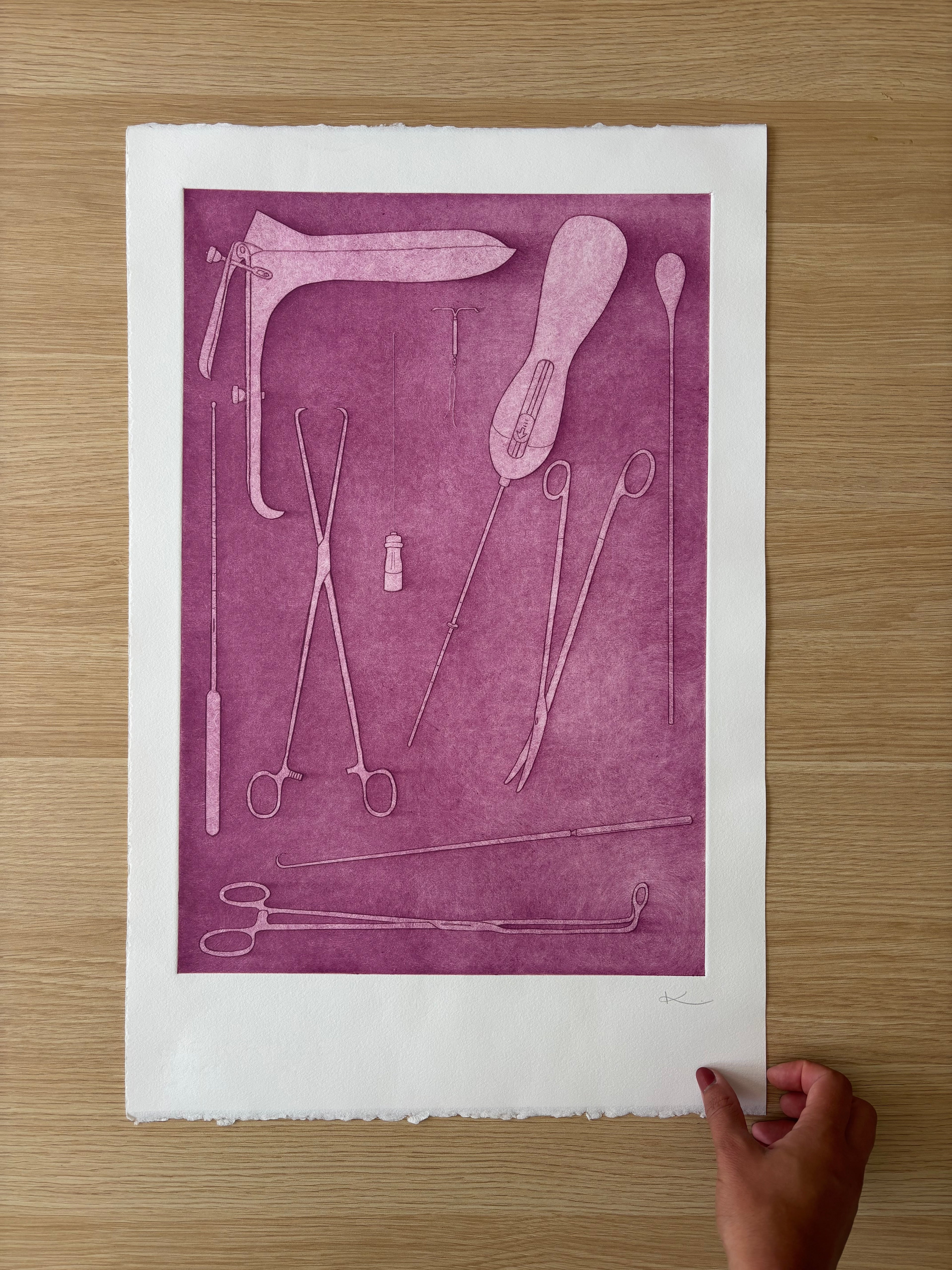 Just Take Ibuprofen — Etching | Fuchsia