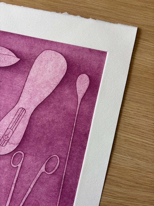 Just Take Ibuprofen — Etching | Fuchsia