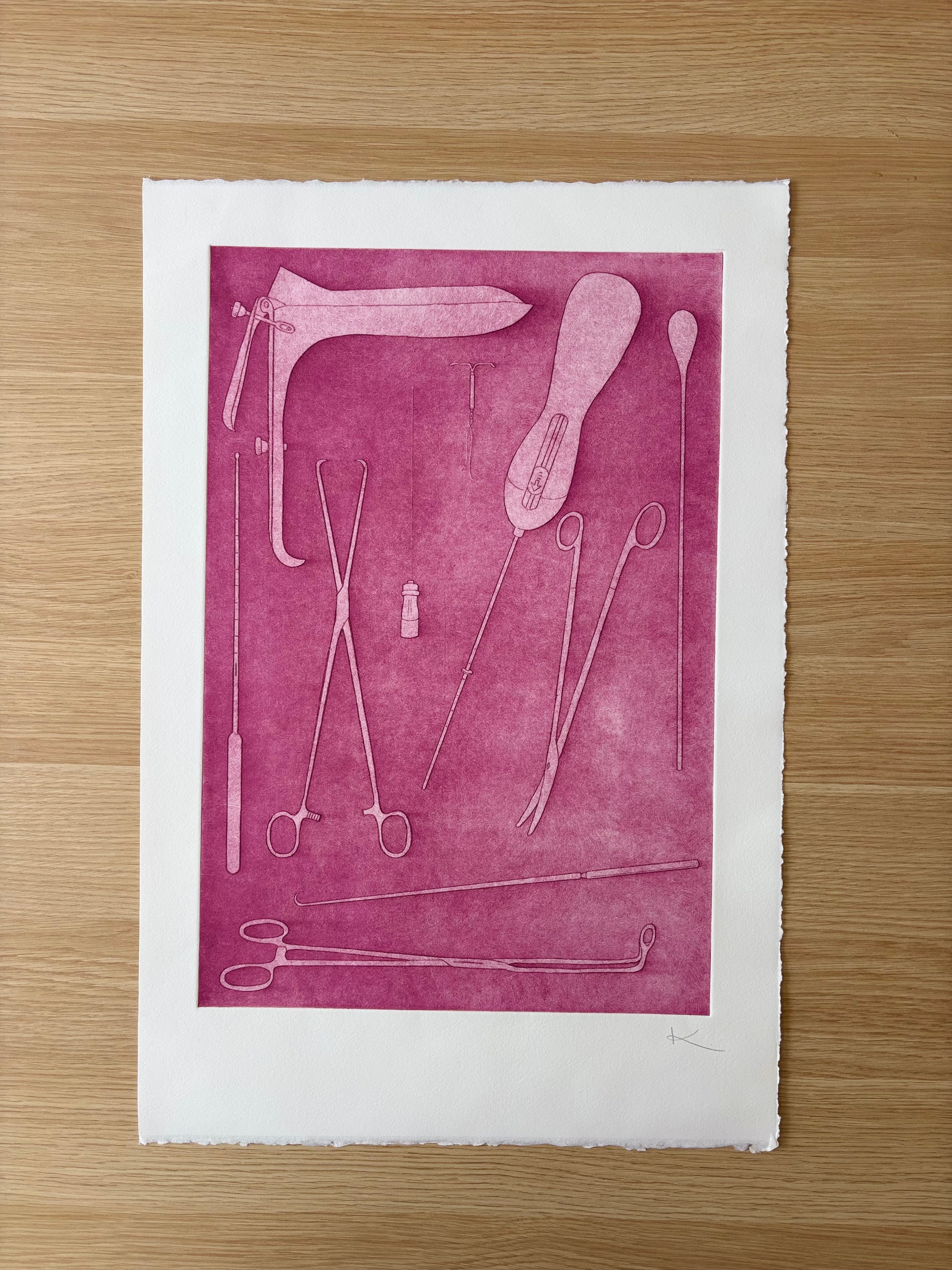Just Take Ibuprofen — Etching | Pink