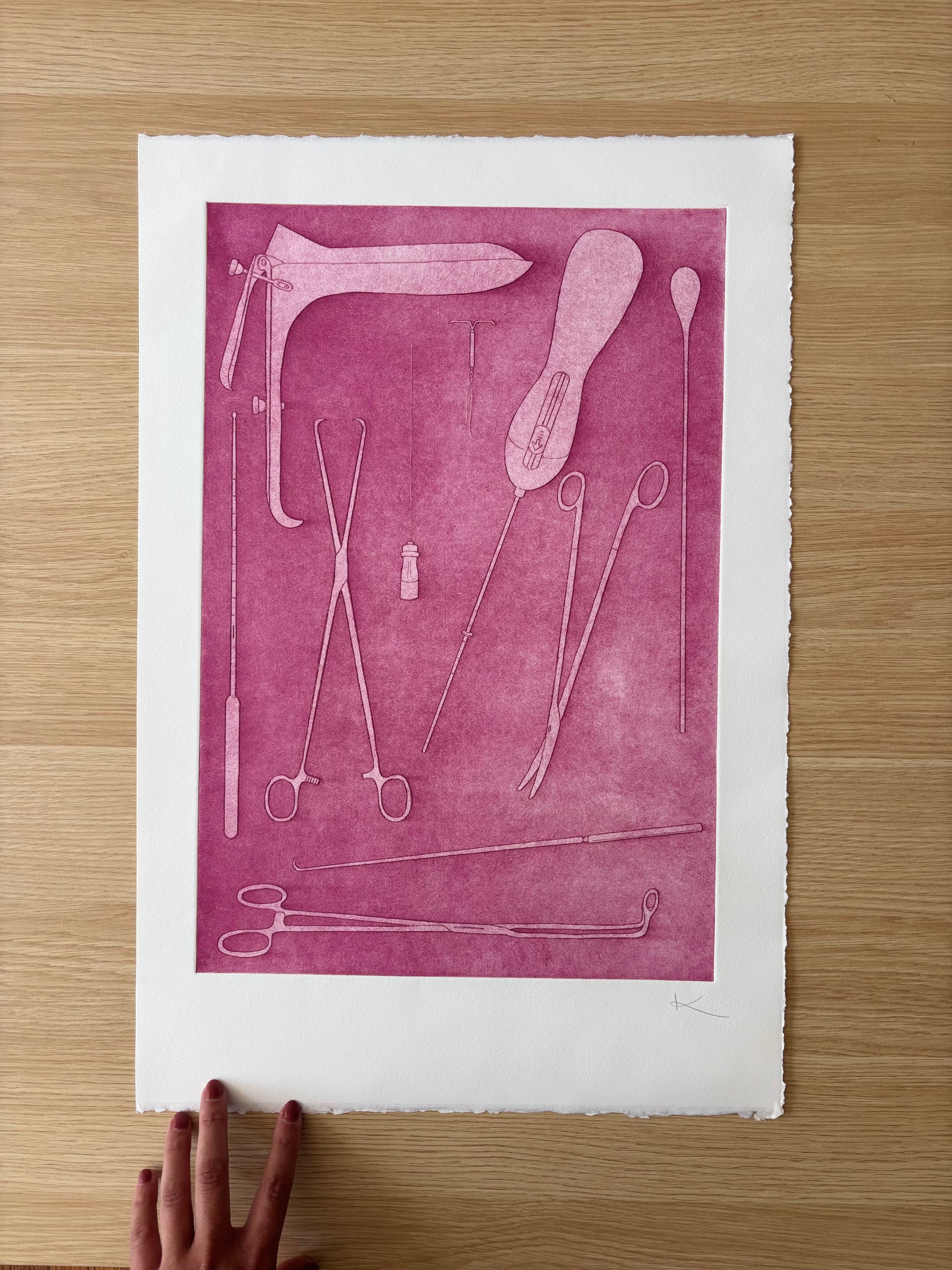 Just Take Ibuprofen — Etching | Pink