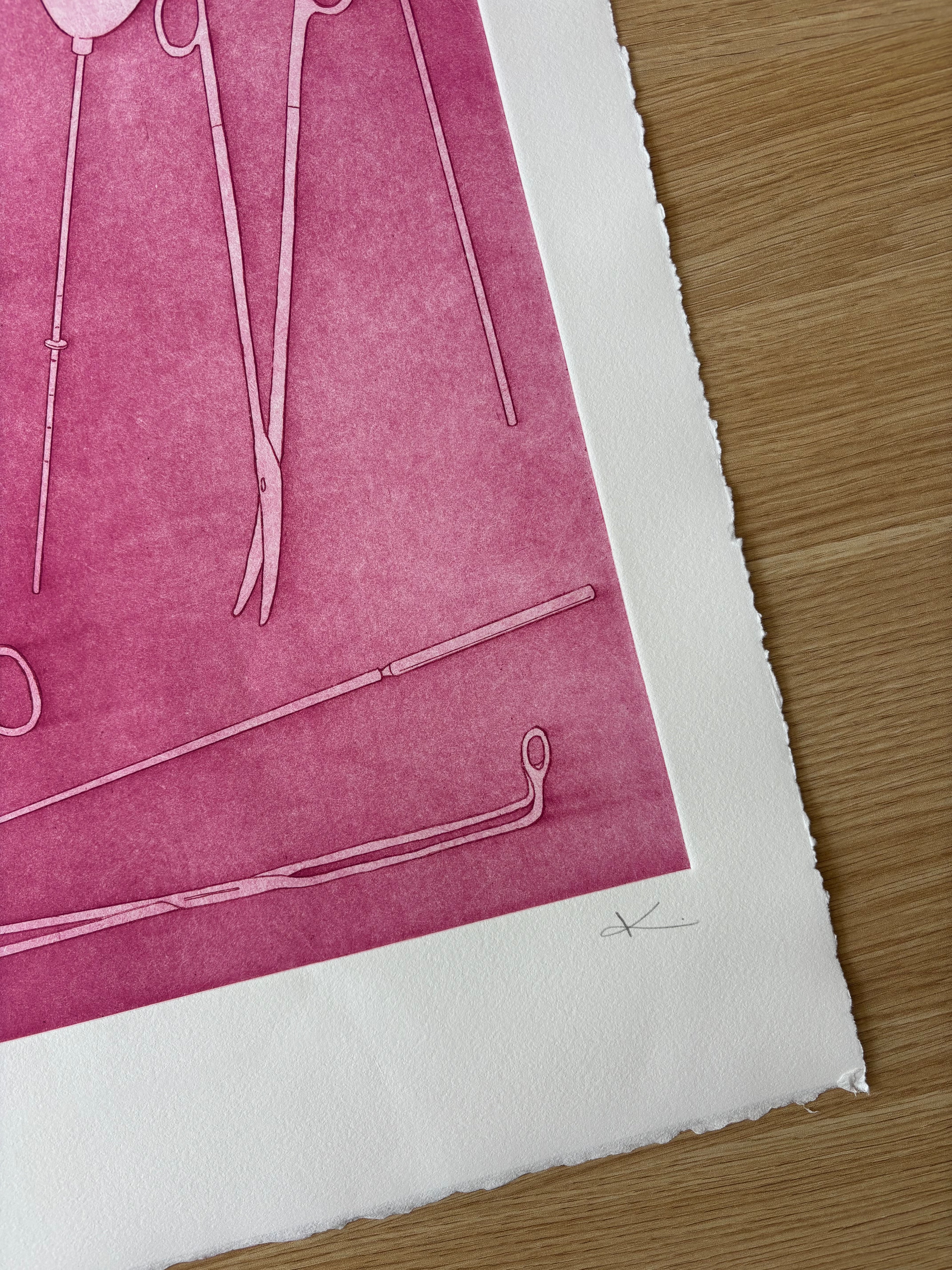 Just Take Ibuprofen — Etching | Pink