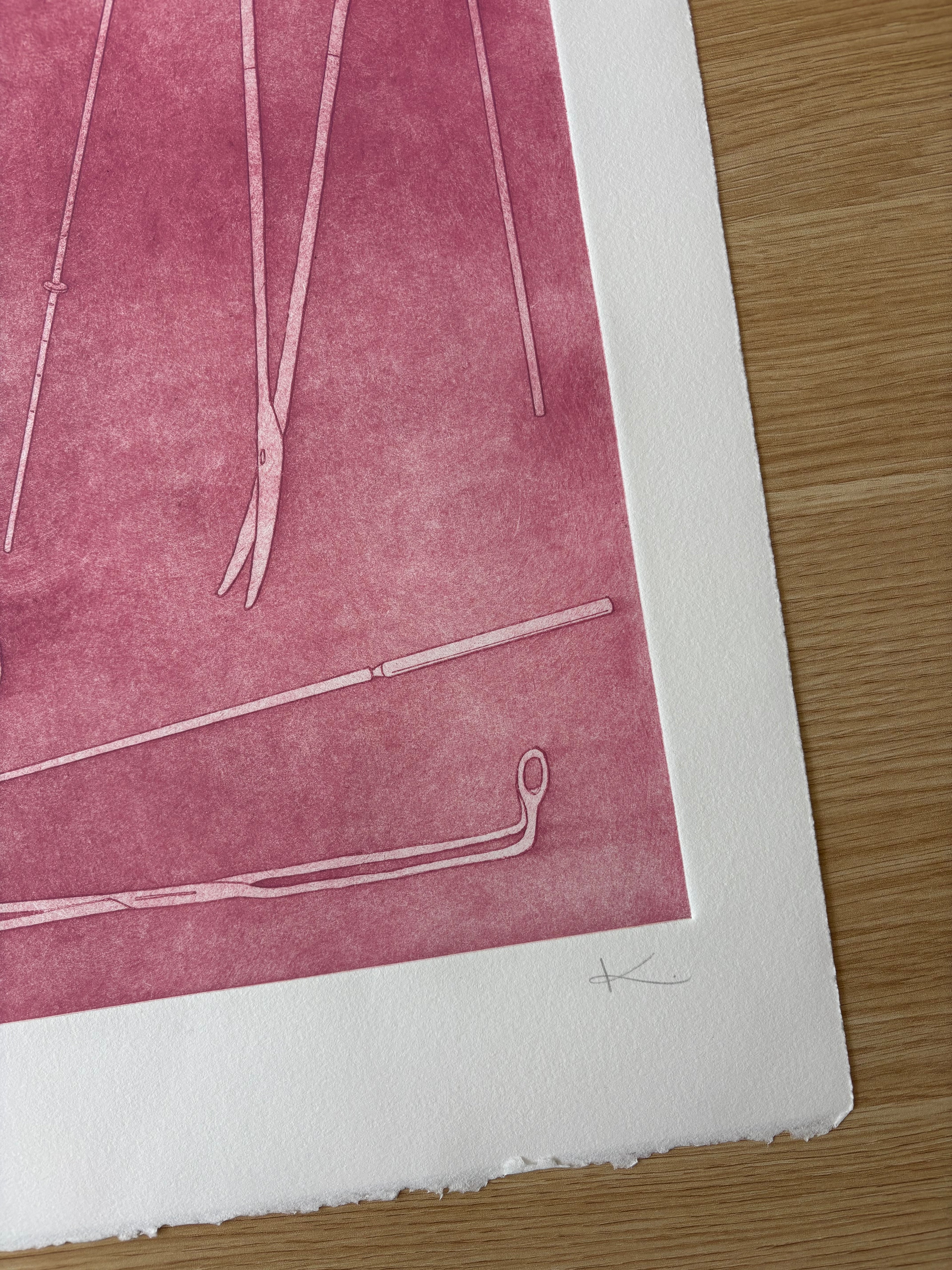 Just Take Ibuprofen — Etching | Muted Pink