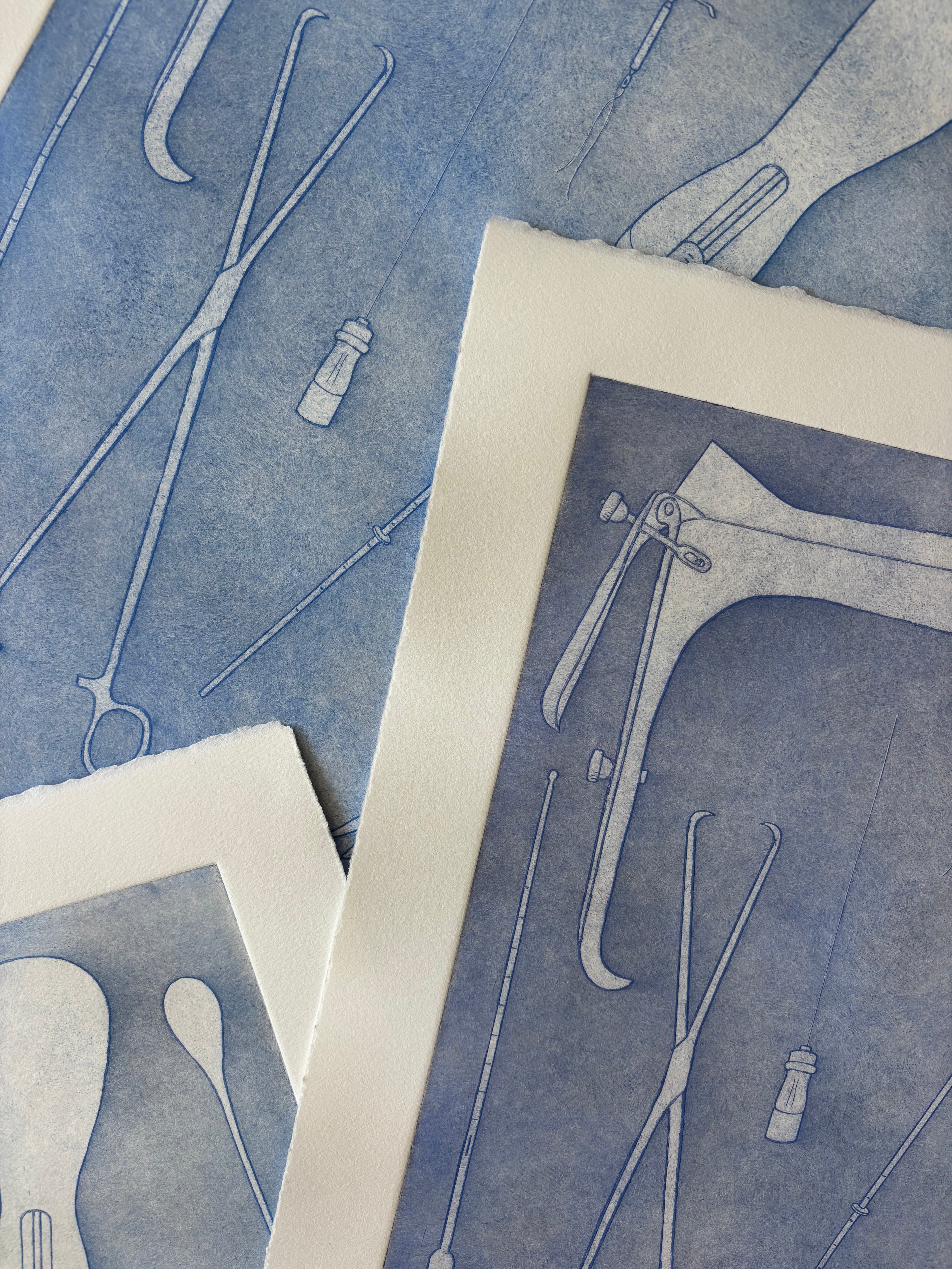 Just Take Ibuprofen — Etching | Blue