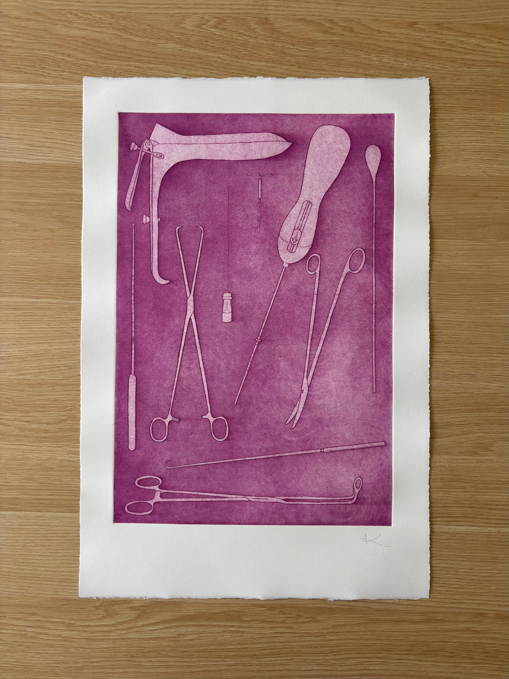 Just Take Ibuprofen — Etching | Fuchsia