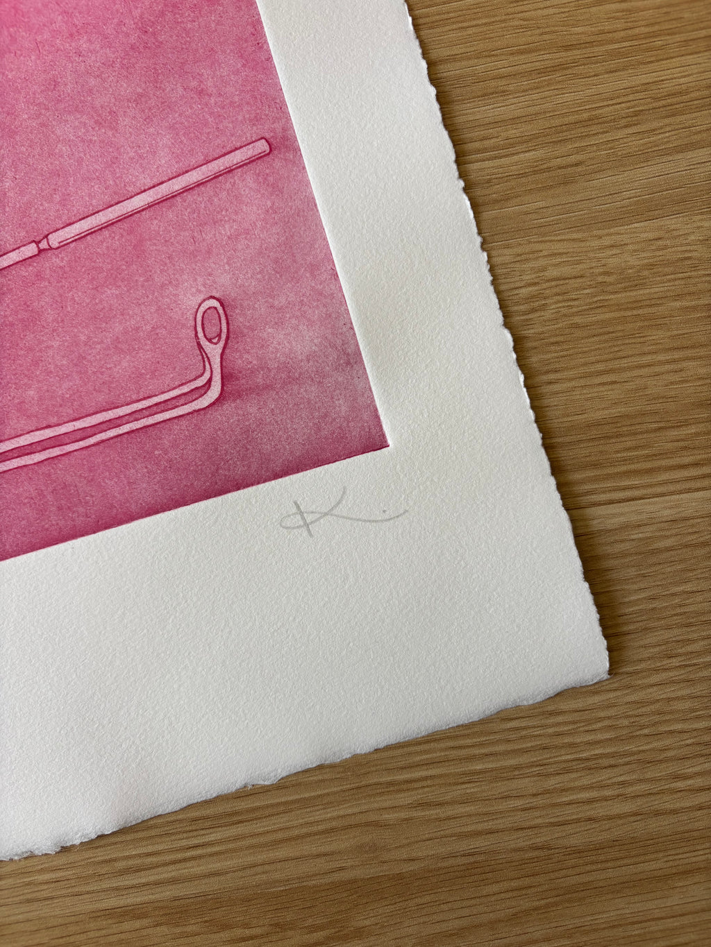 Just Take Ibuprofen — Etching | Hot Pink