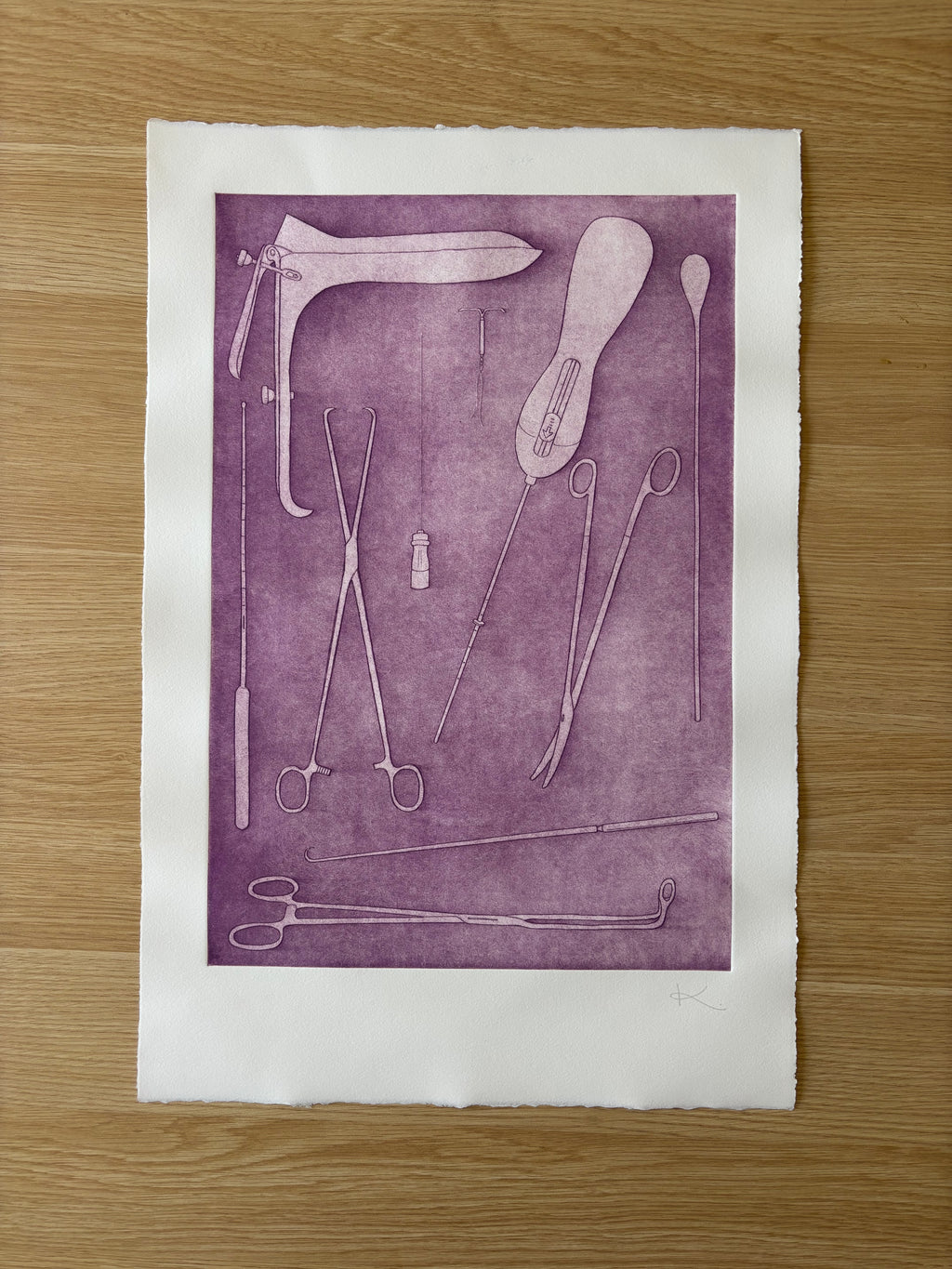 Just Take Ibuprofen — Etching | Lavender
