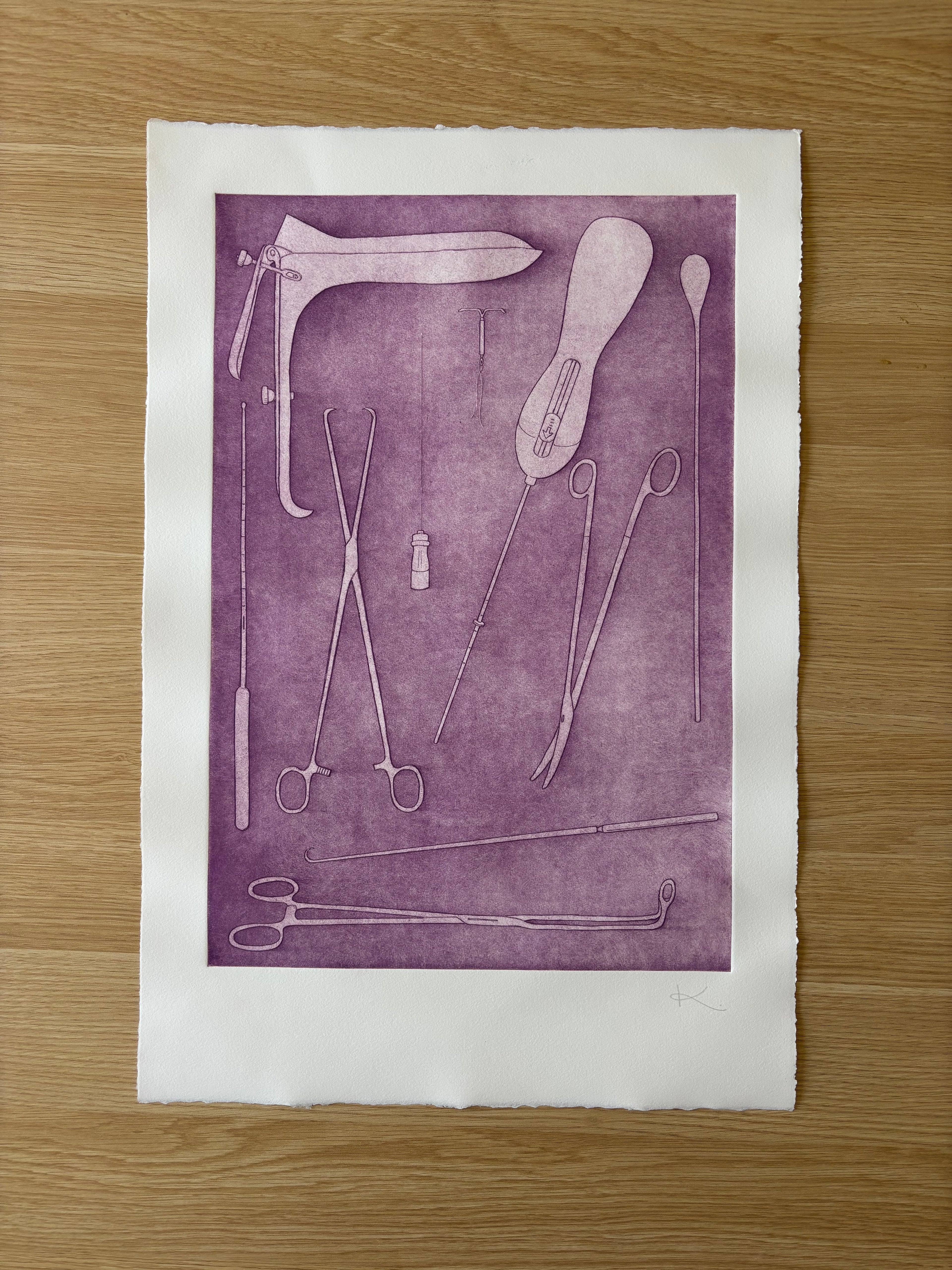 Just Take Ibuprofen — Etching | Lavender