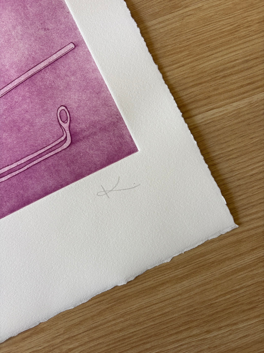 Just Take Ibuprofen — Etching | Light Fuchsia