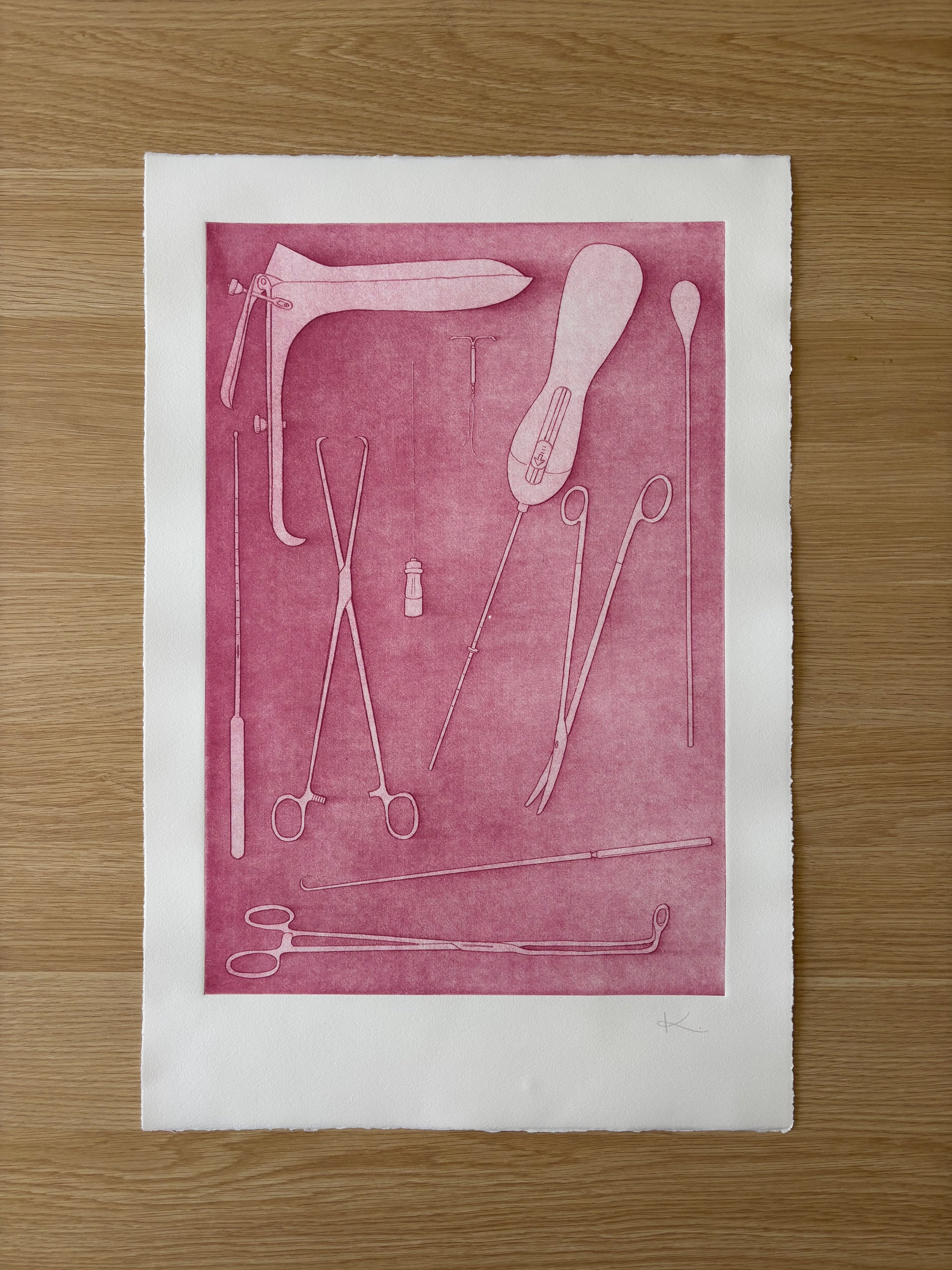 Just Take Ibuprofen — Etching | Light Pink
