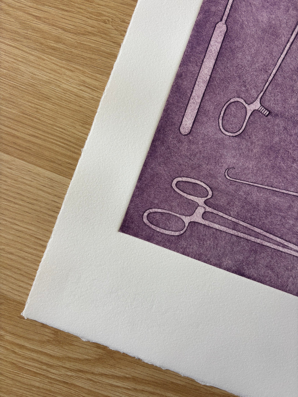 Just Take Ibuprofen — Etching | Plum