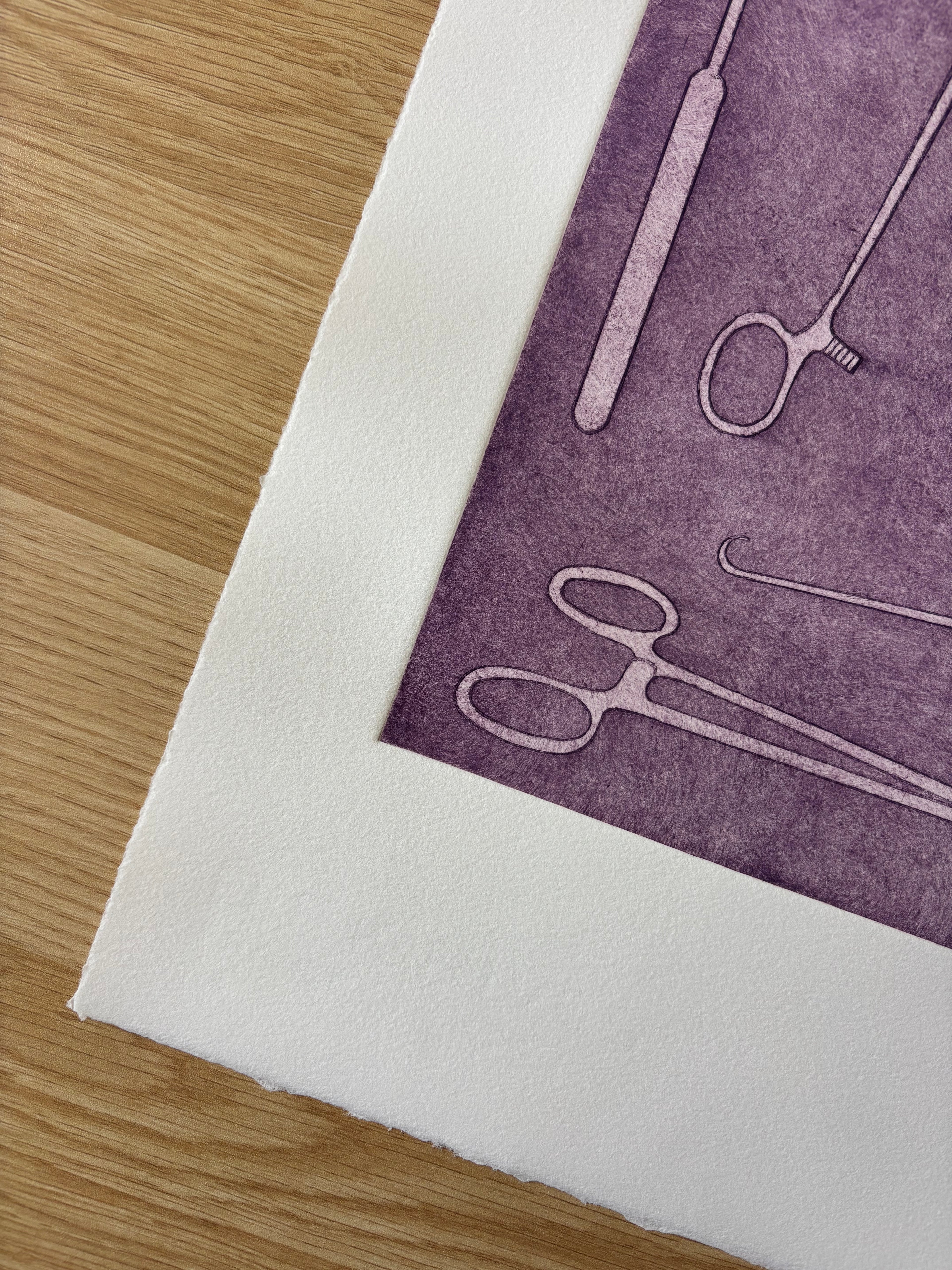 Just Take Ibuprofen — Etching | Plum