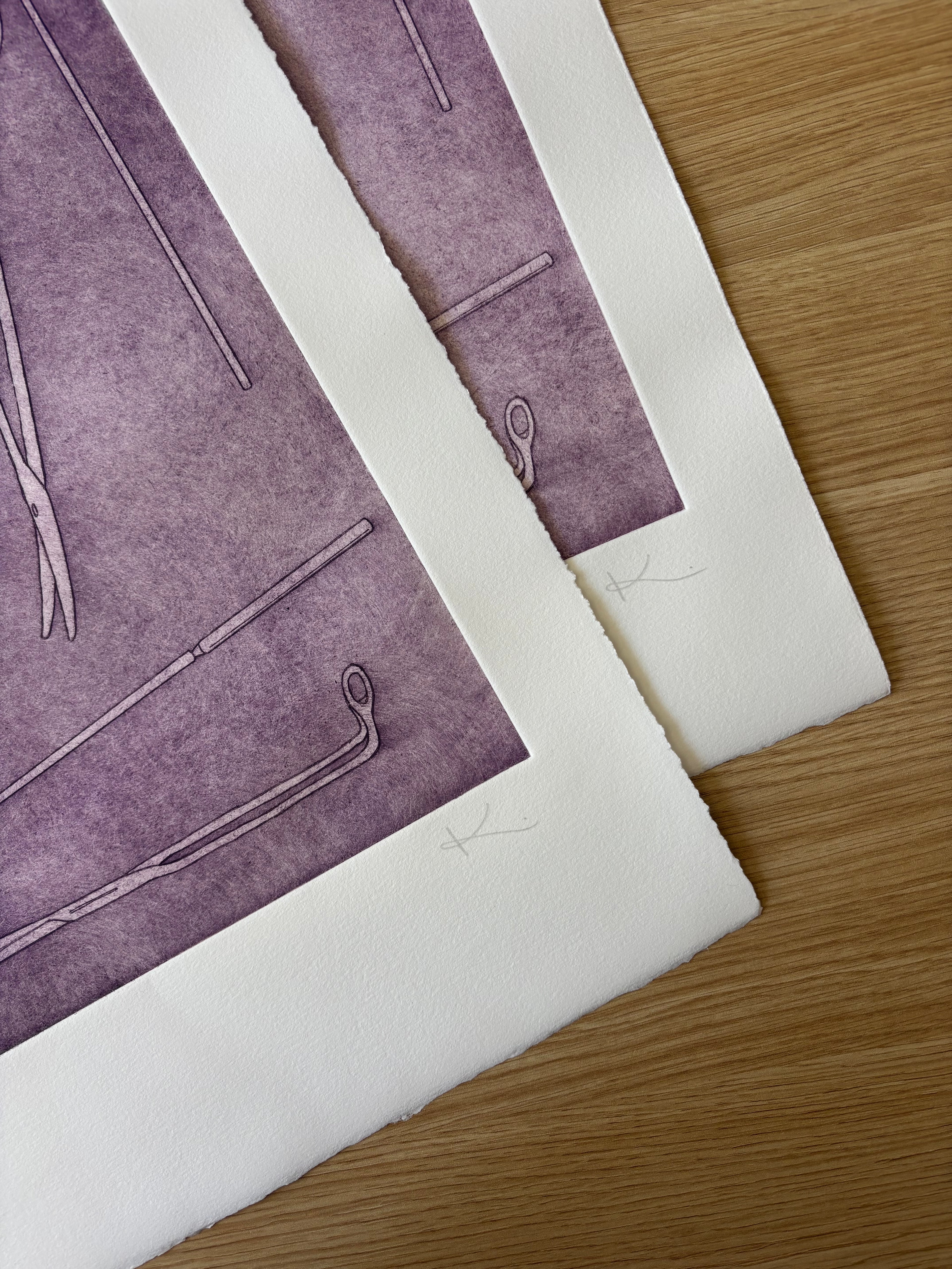 Just Take Ibuprofen — Etching | Plum