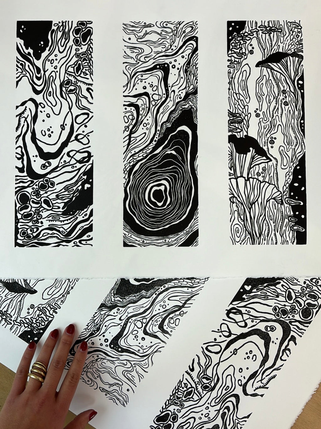Textured Triptych