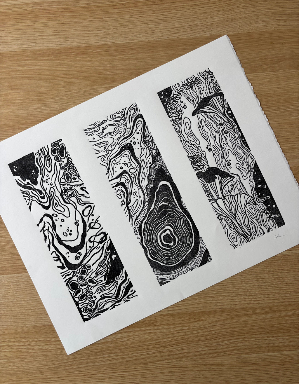 Textured Triptych