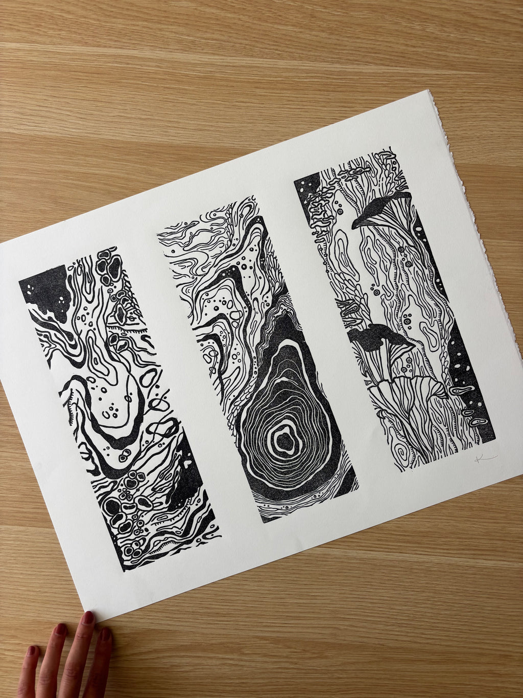 Textured Triptych